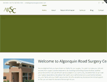 Tablet Screenshot of algonquinsurgerycenter.com